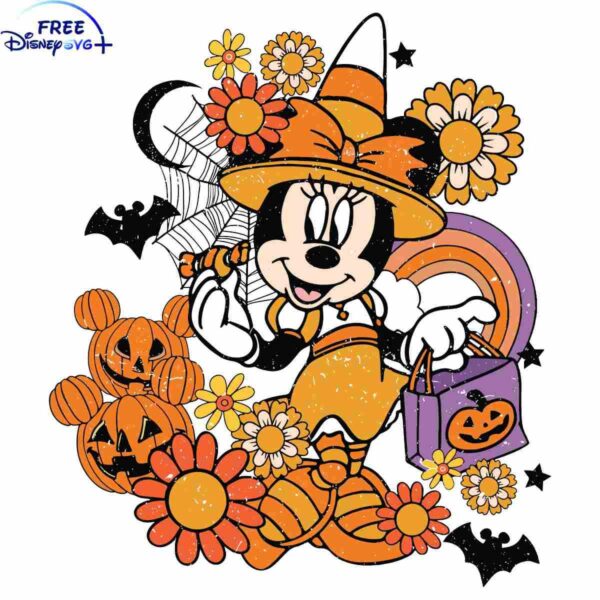 Vintage Mickey Halloween Characters SVG Cutting File