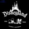 Vintage Mickey Minnie Disneyland 1955 CA SVG