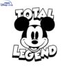 Vintage Mickey Mouse Disney Legend SVG