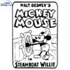 Vintage Mickey Mouse Steamboat Willie SVG