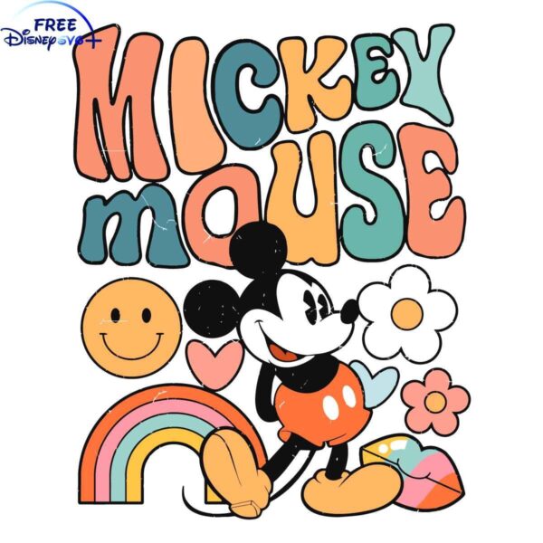 Vintage Mickey Mouse SVG Cut File