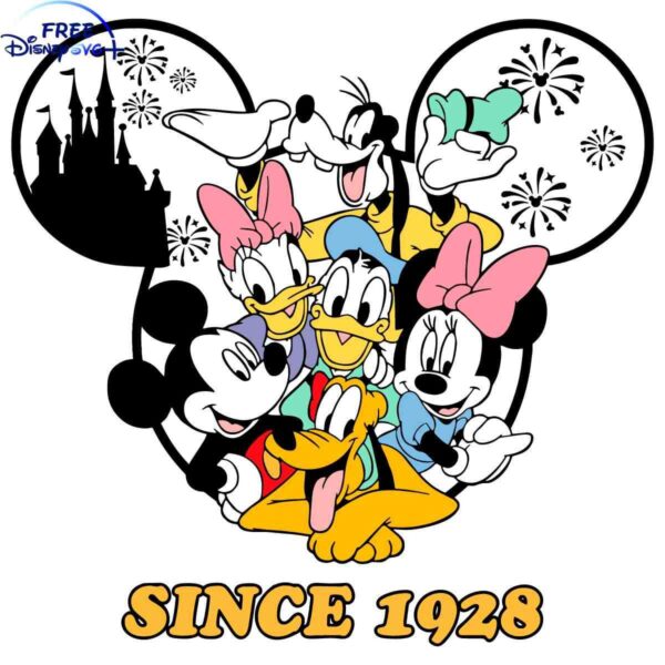 Vintage Mickey Pals 1928 SVG