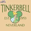 Vintage Tinkerbell 1953 Neverland Mickey Ear Disney SVG